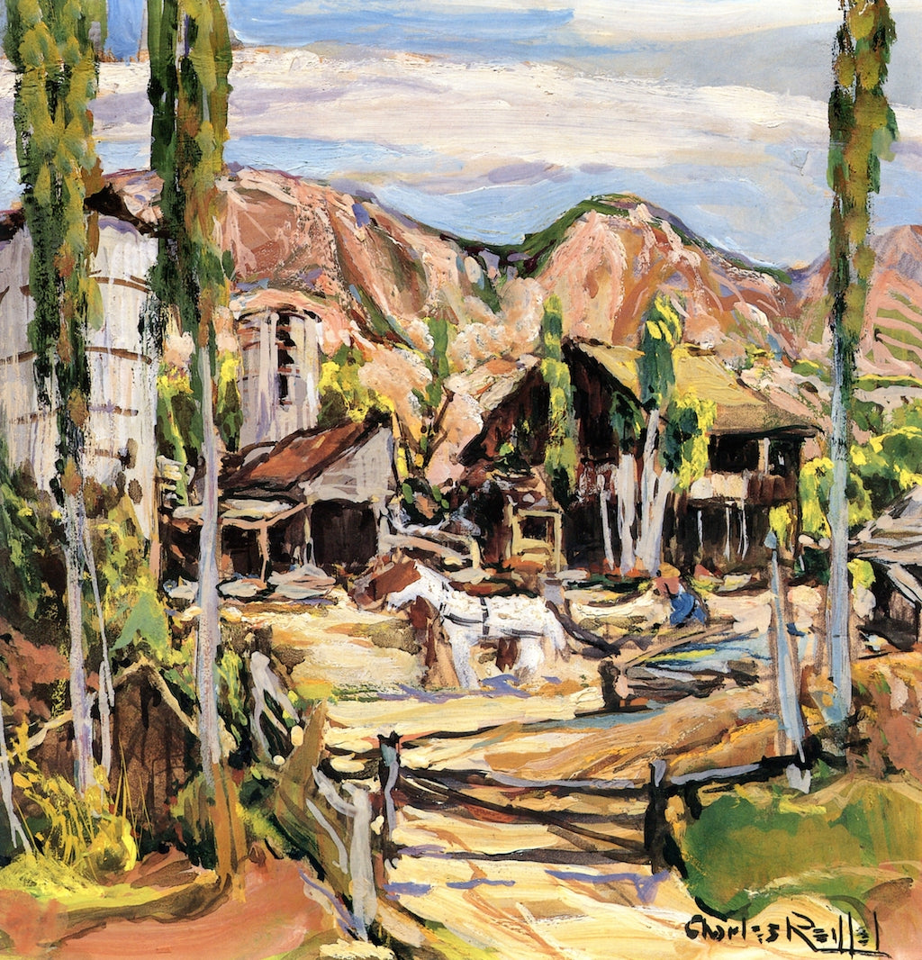 Old Ranch - Mission Valley by Charles Reiffel,A3(16x12")Poster