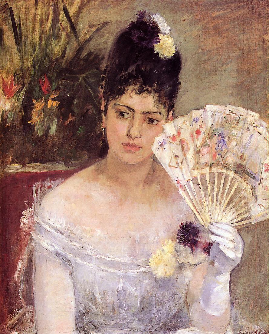 At the Ball, vintage artwork by Berthe Morisot, 12x8" (A4) Poster