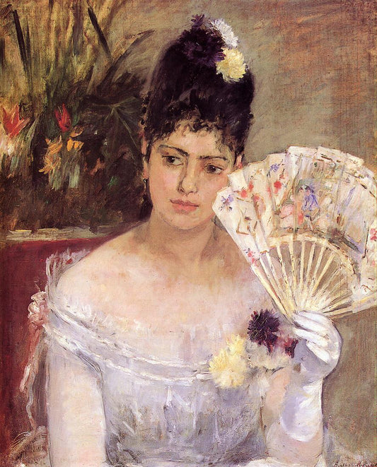 At the Ball, vintage artwork by Berthe Morisot, 12x8" (A4) Poster