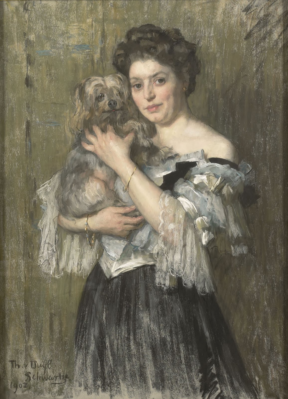 Maria Catharina Josephine Jordan, vintage artwork by Therèse Schwartze, 12x8" (A4) Poster