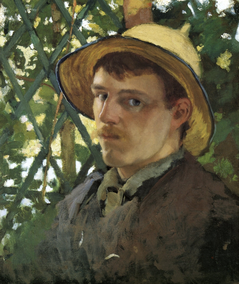 Self Portrait at Montigny by Will Hicok Low,A3(16x12")Poster