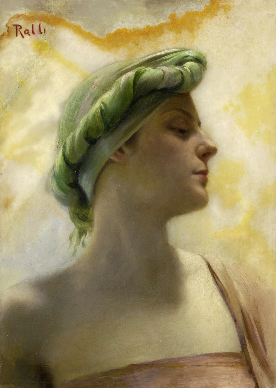 An Oriental Beauty by Theodoros Ralli,A3(16x12")Poster