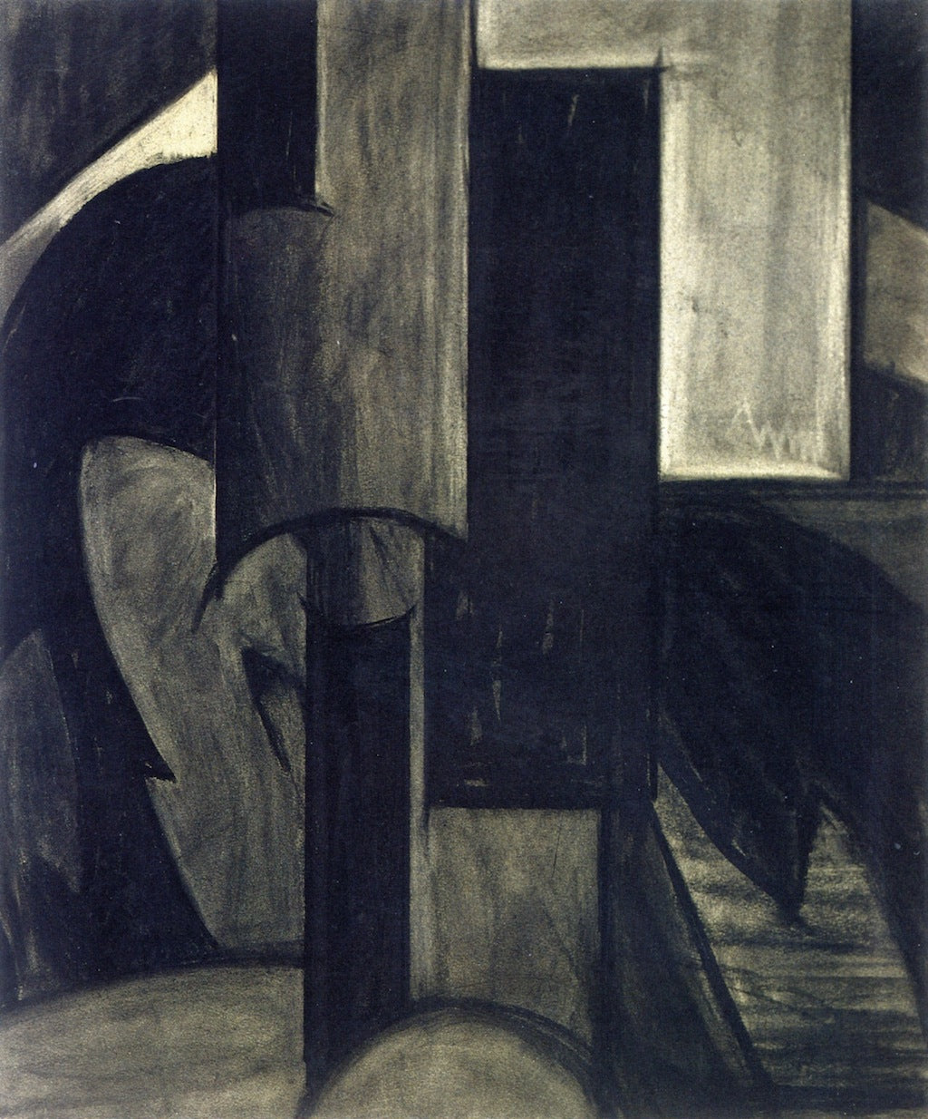 Abstraction Untitled, Nature Symbolized, vintage artwork by Arthur Dove, 12x8" (A4) Poster