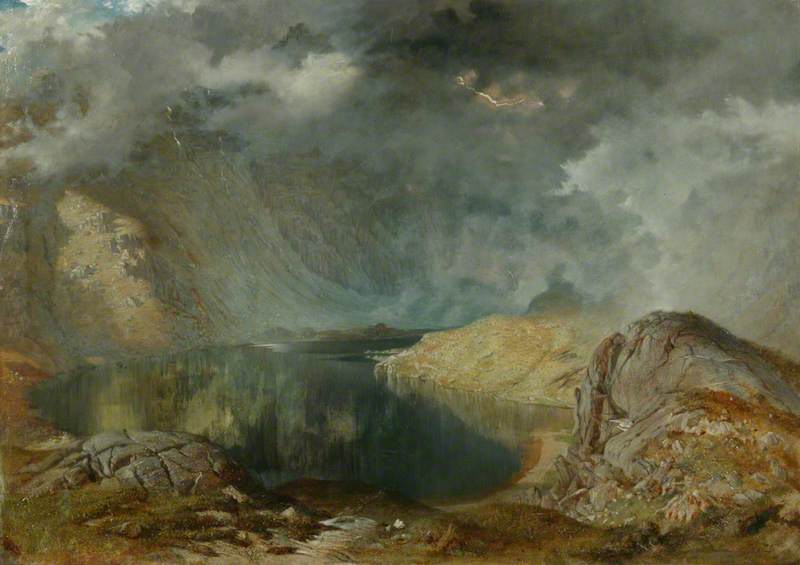 The River of Life: Birth, vintage artwork by Andrew McCallum, A3 (16x12") Poster Print