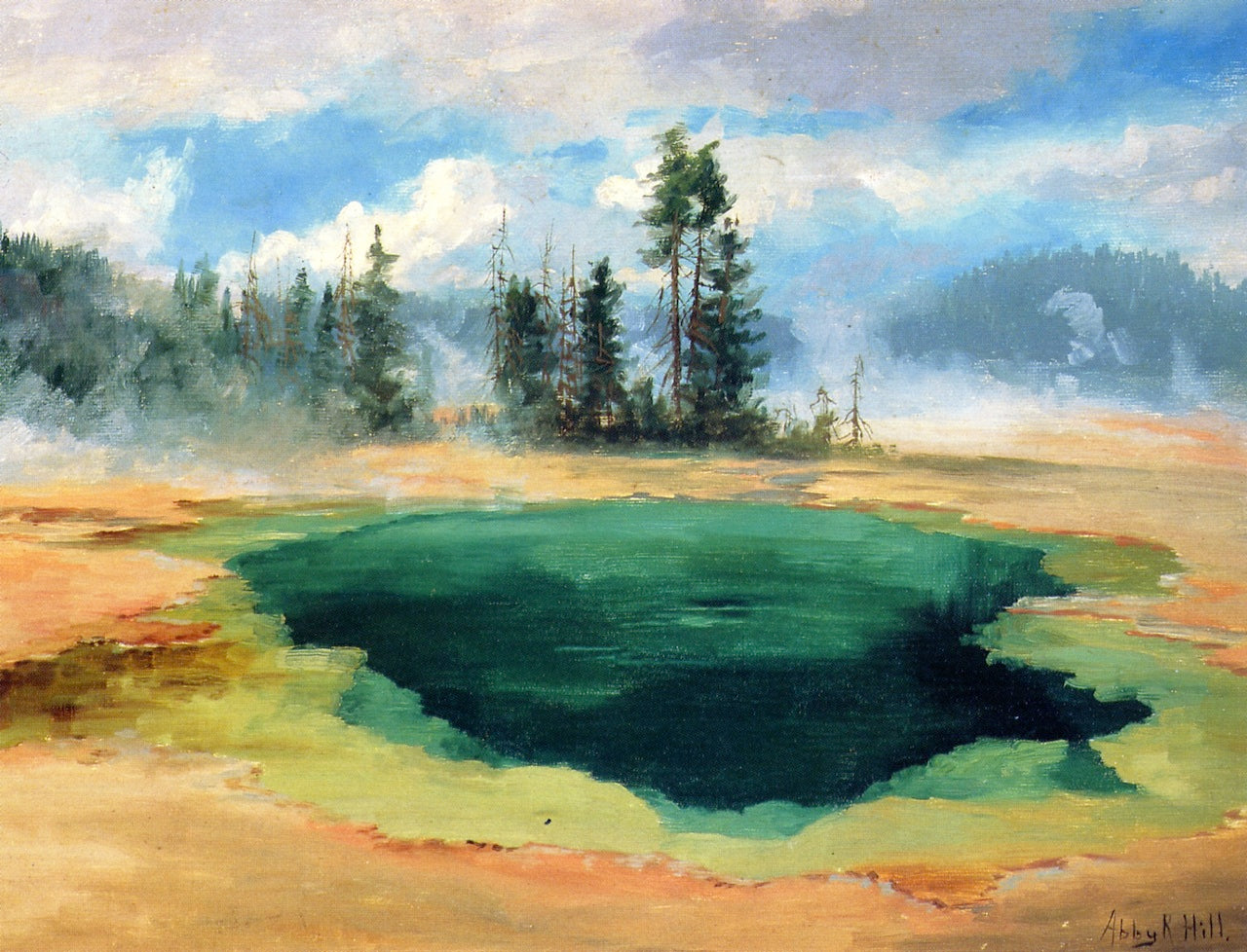 Emerald Pool by Abby Williams Hill,A3(16x12")Poster