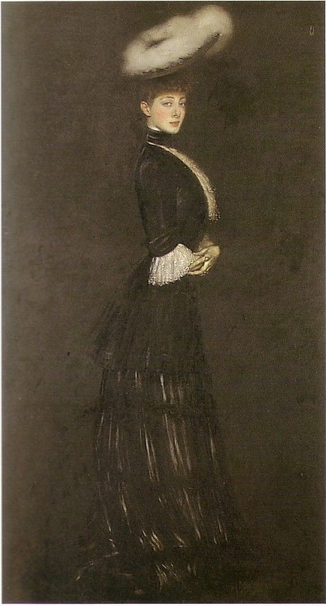Madame Genvich by Antonio de la Gandara,A3(16x12")Poster