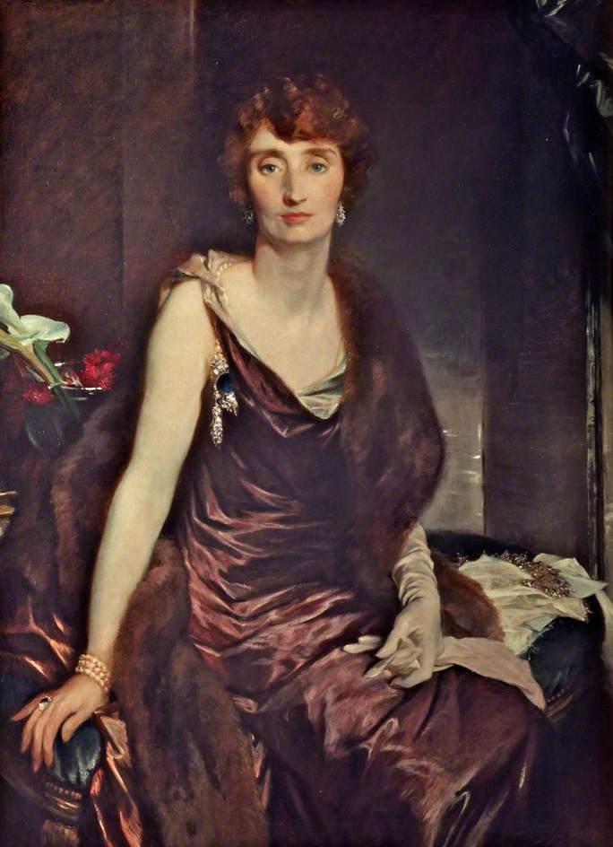 The Marchioness of Carisbrooke by Glyn Warren Philpot,16x12(A3) Poster
