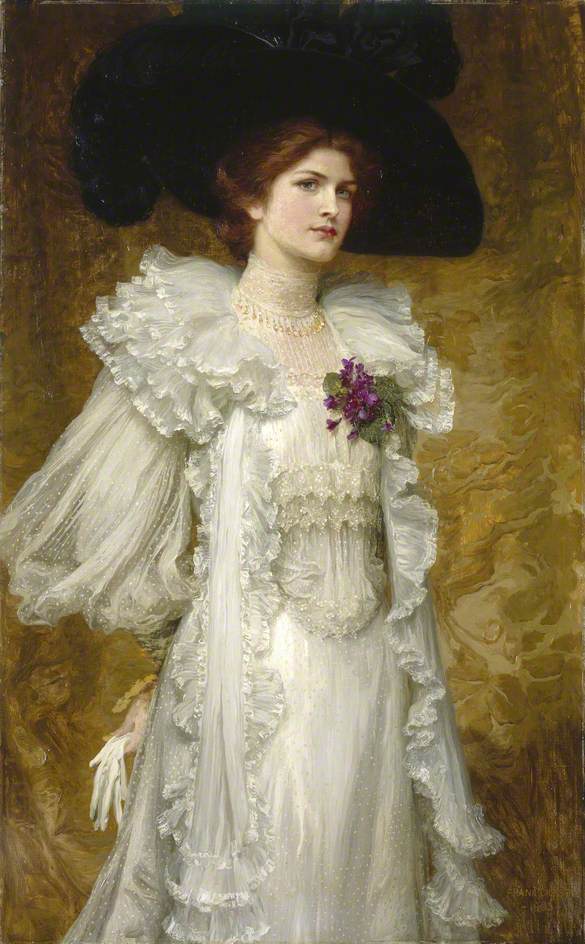 My Lady Fair, vintage artwork by Sir Francis Bernard (Frank) Dicksee, 12x8" (A4) Poster