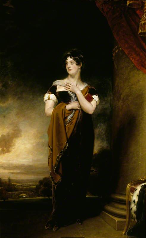 Henrietta Maria Hill (c.1773–1831), Marchioness of Ailesbury, vintage artwork by Thomas Lawrence, 12x8" (A4) Poster