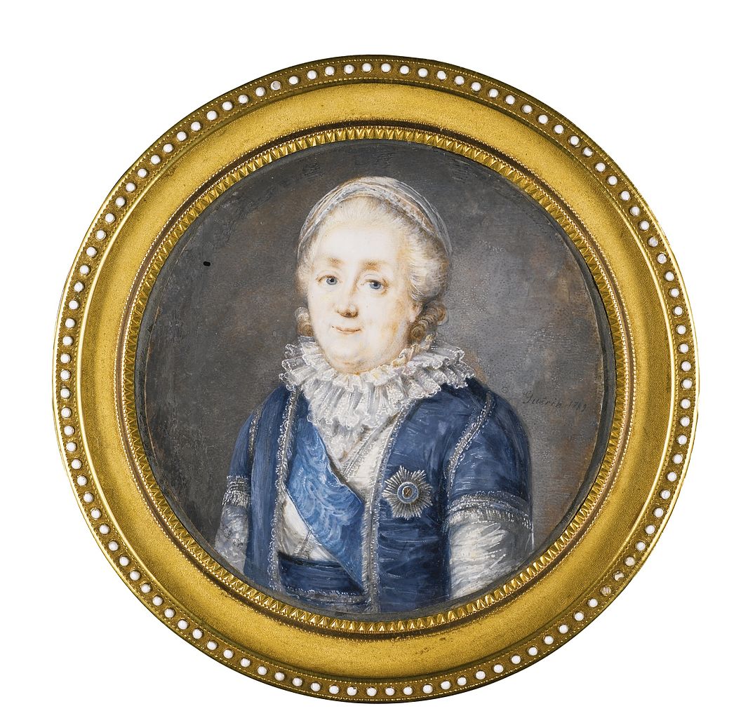 Catherine II, vintage artwork by Jean Urbain Guerin, 12x8" (A4) Poster