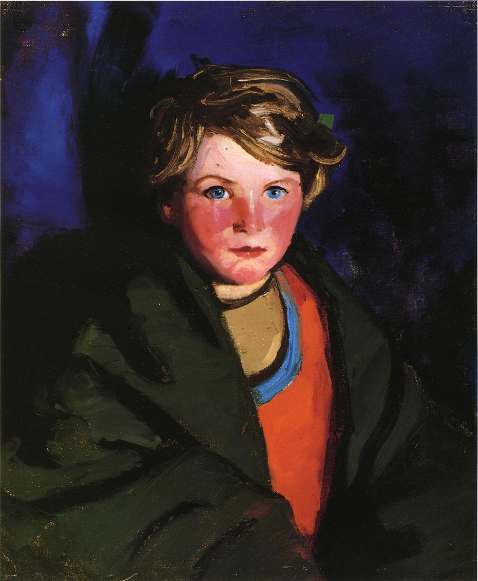 Catherine O'Malley, vintage artwork by Robert Henri, 12x8" (A4) Poster
