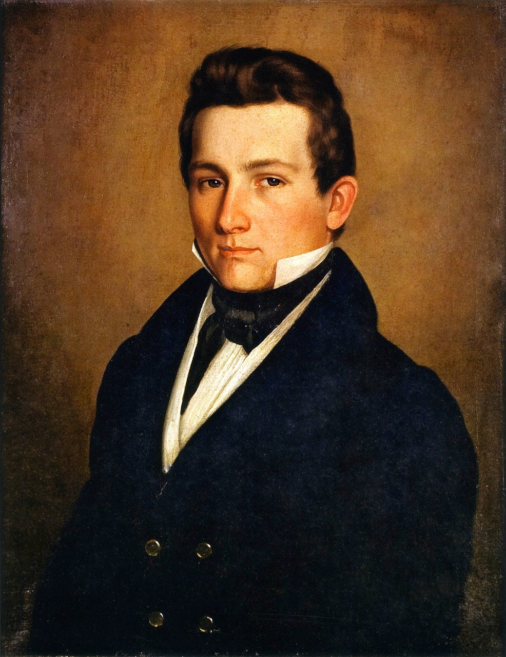 John J. Hardin, vintage artwork by Thomas Waterman Wood, 12x8" (A4) Poster