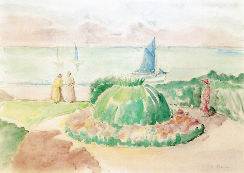 The Blue Sail: Prefailles by Henri Lebasque,A3(16x12")Poster
