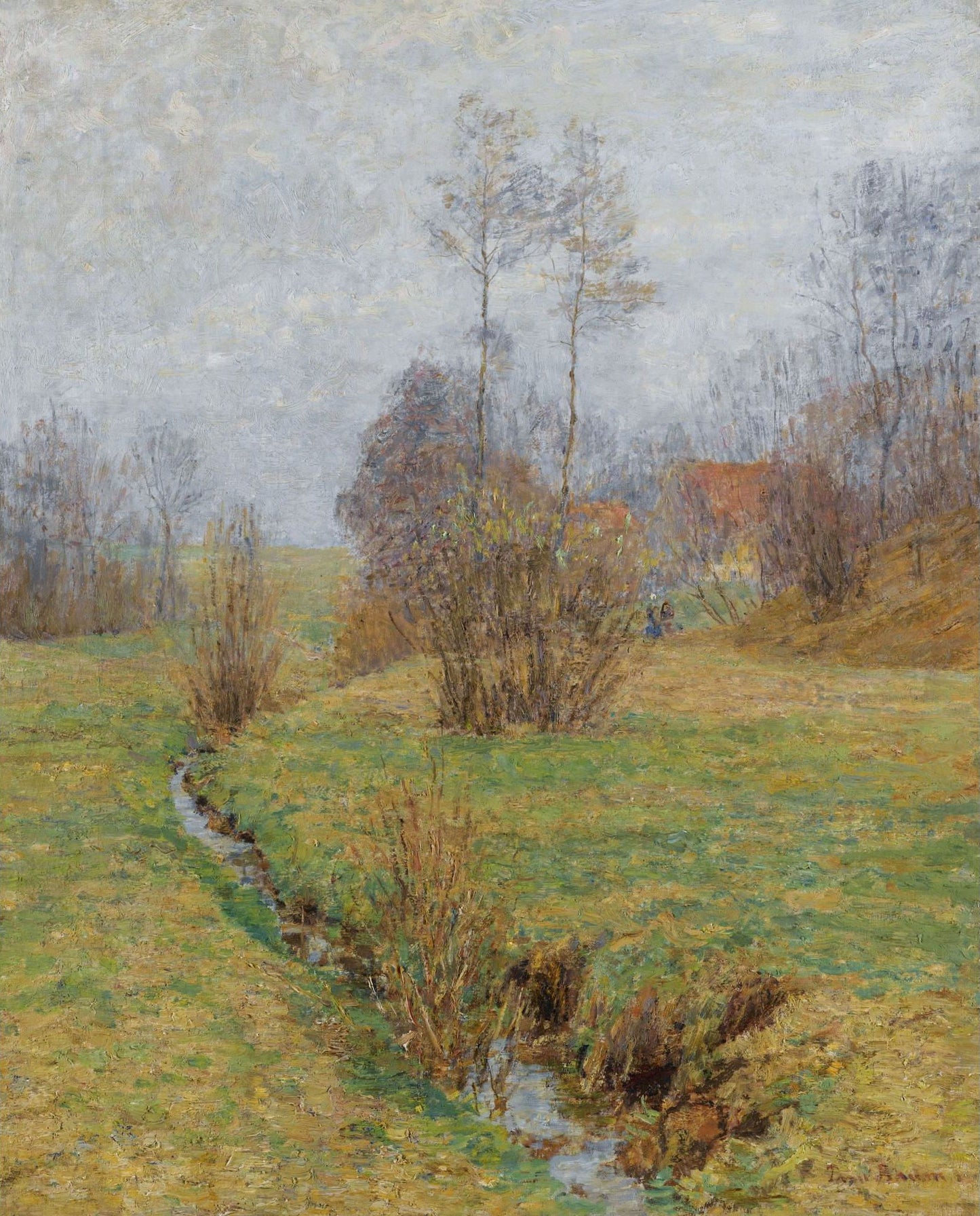 A Path in the Dunes, vintage artwork by Paul Baum, 12x8" (A4) Poster