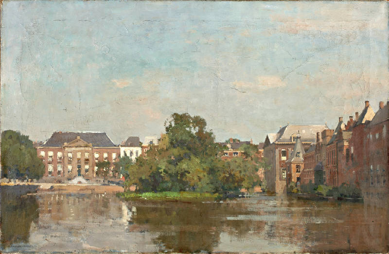 A View of Mauritshuis by Cornelis Vreedenburgh,16x12(A3) Poster