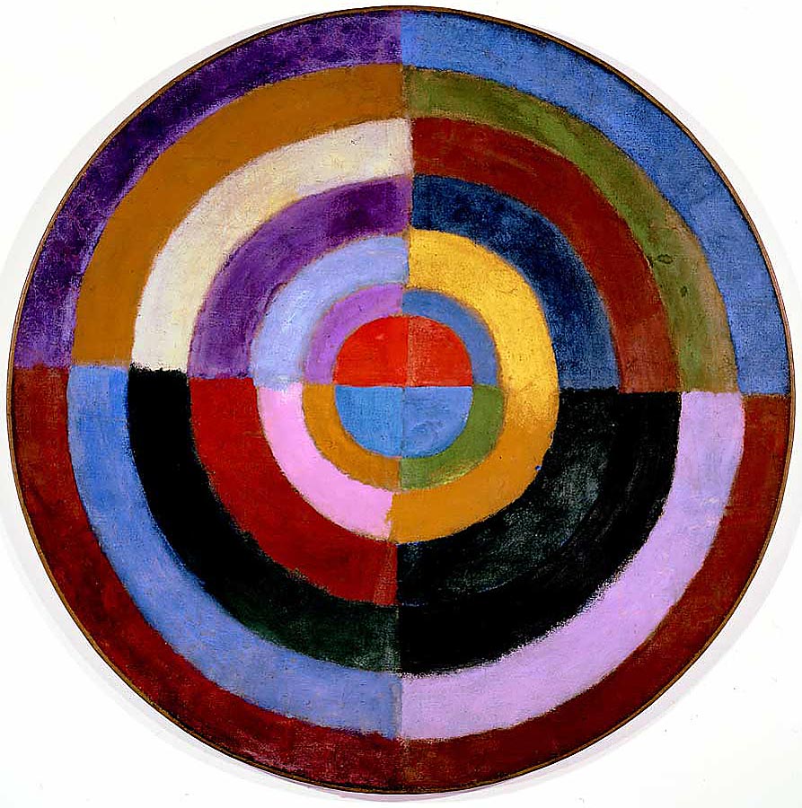 Le Premier Disque, vintage artwork by Robert Delaunay, 12x8" (A4) Poster