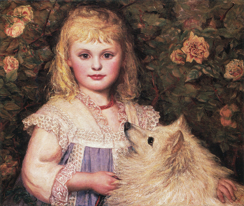 Good friends, vintage artwork by Maria Brooks, 12x8" (A4) Poster