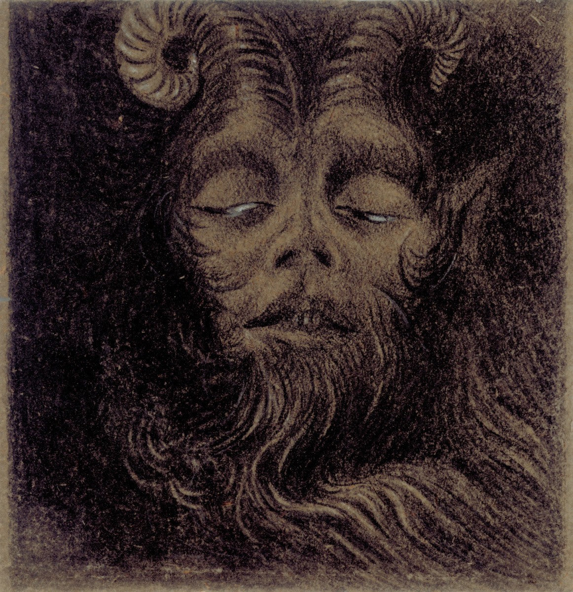 Faun, vintage artwork by Karel Hlaváček, 12x8" (A4) Poster