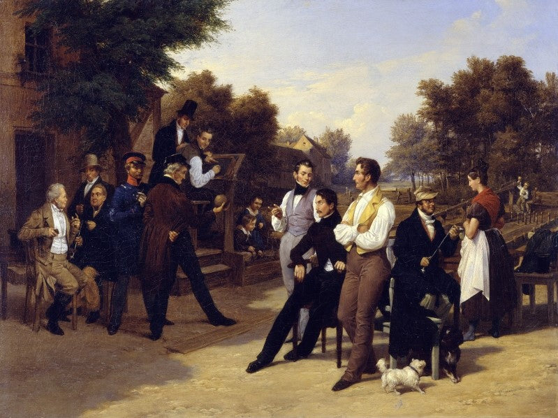 Conical Company, vintage artwork by Friedrich Eduard Meyerheim, A3 (16x12") Poster Print