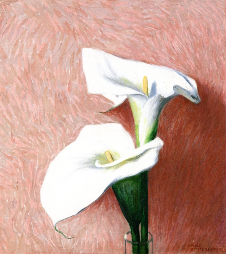 Calla, vintage artwork by Hans Emmenegger, 12x8" (A4) Poster