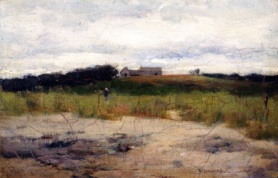 The Coast Farm, vintage artwork by Peleg Franklin Brownell, 12x8" (A4) Poster