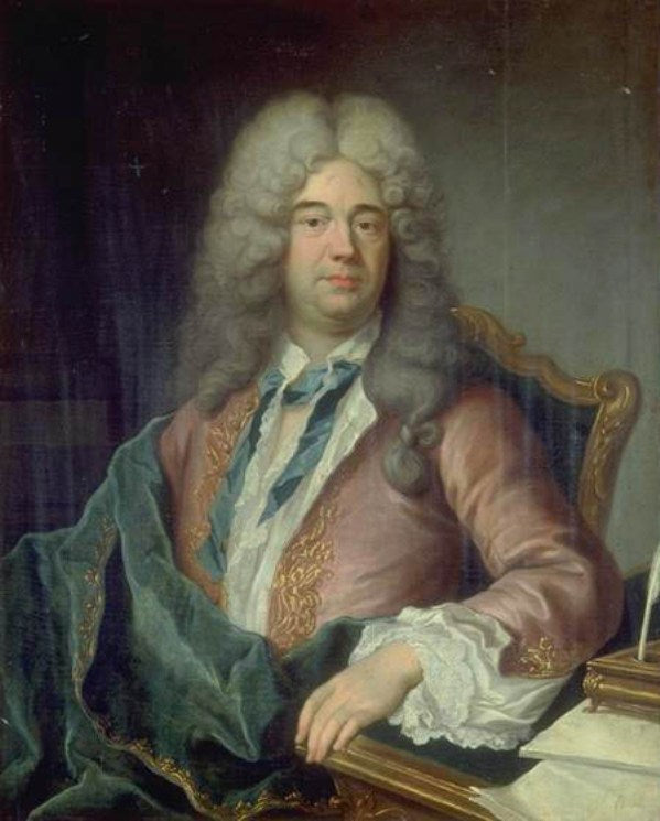 Presumed Portrait of Poet Jean-Jacques Rousseau, vintage artwork by French School 18th Century - Unknown, 12x8" (A4) Poster