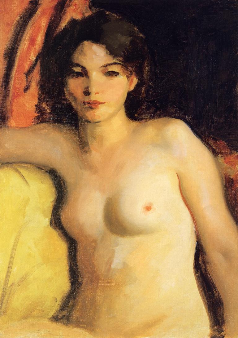 Doris Trautman, vintage artwork by Robert Henri, 12x8" (A4) Poster