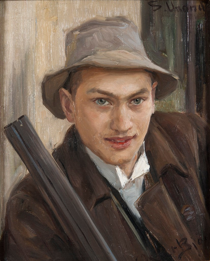 Sven Unander, vintage artwork by Oscar Gustaf Bjorck, 12x8" (A4) Poster