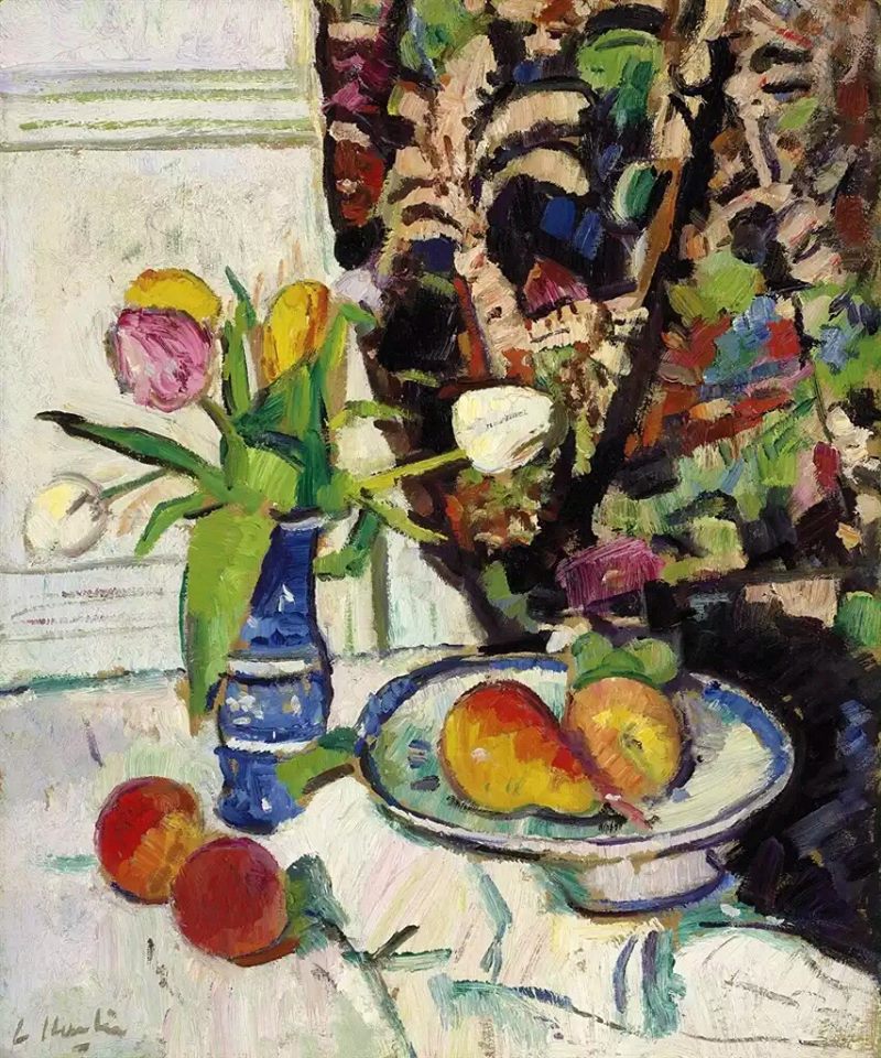 Still life by George Leslie Hunter,16x12(A3) Poster