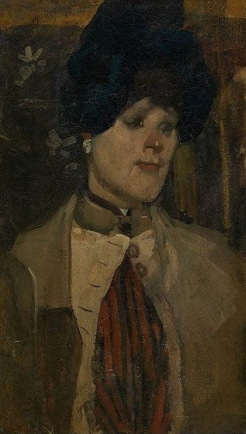 Portrait of a Singer by George Hendrik Breitner,A3(16x12")Poster