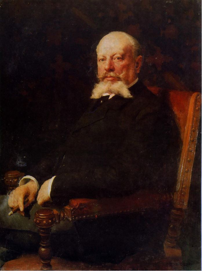 Portrait of Ippolit Matsnev by Nikolai Pimonenko,A3(16x12")Poster