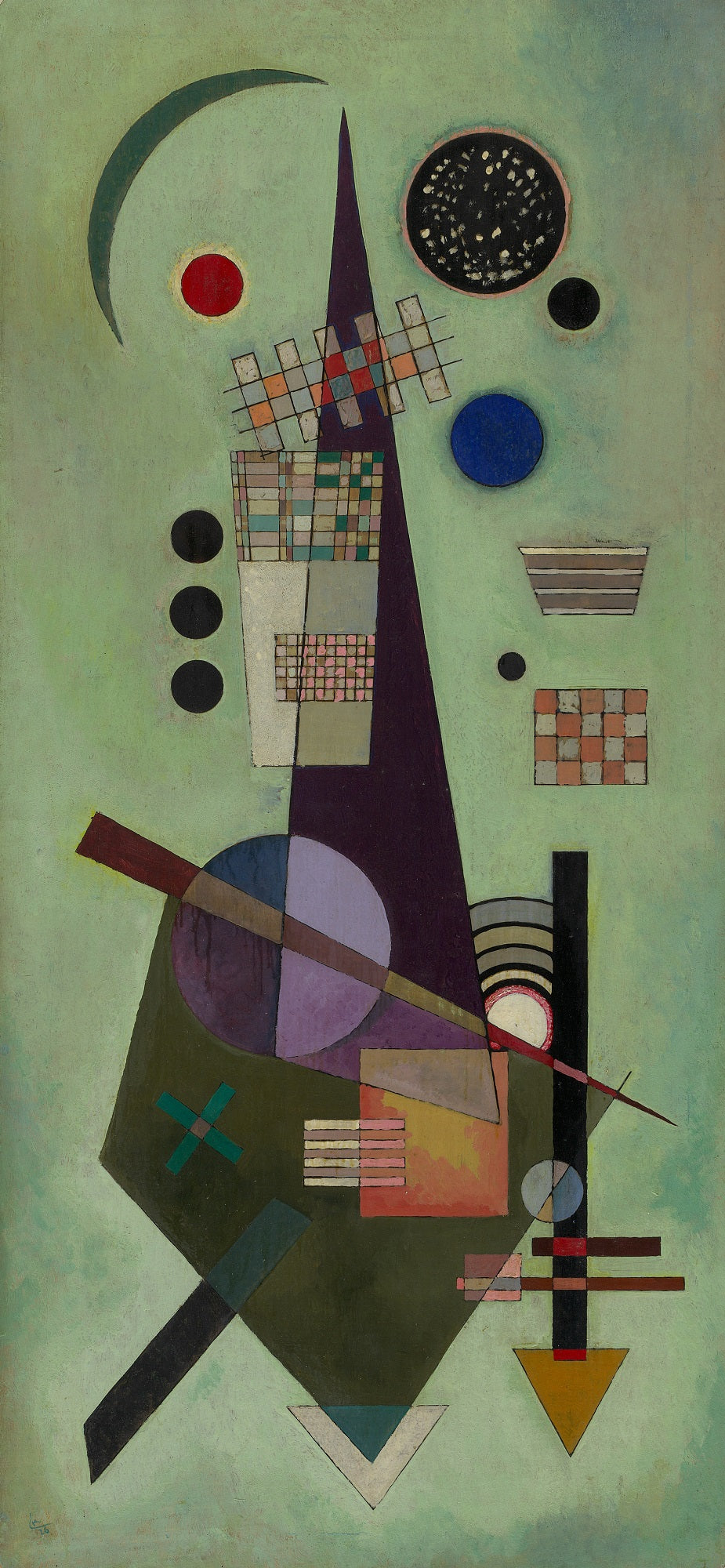 Extended by Wassily Kandinsky,A3(16x12")Poster