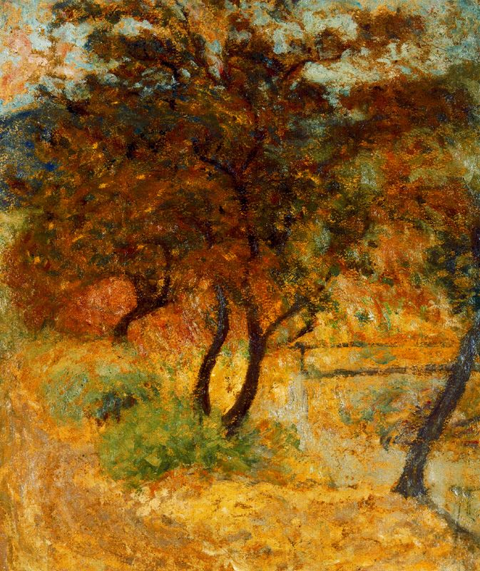 Trees at the farm by Aristide Maillol,A3(16x12")Poster