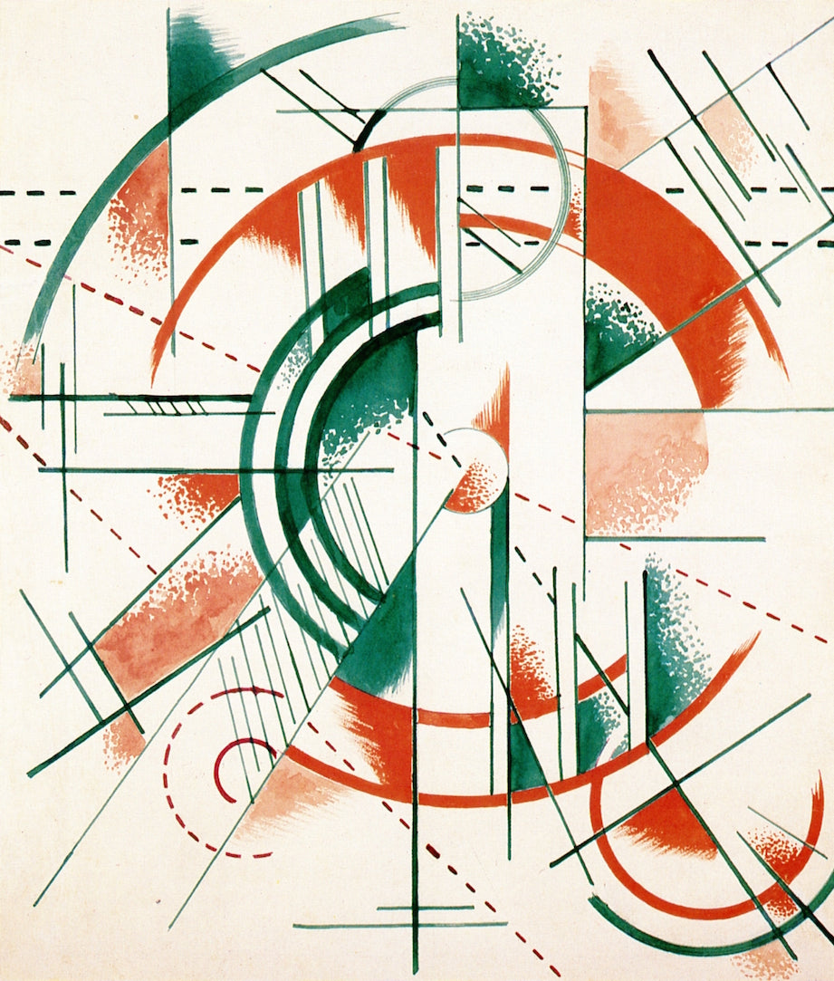 Space-Force Construction by Liubov Popova,16x12(A3) Poster