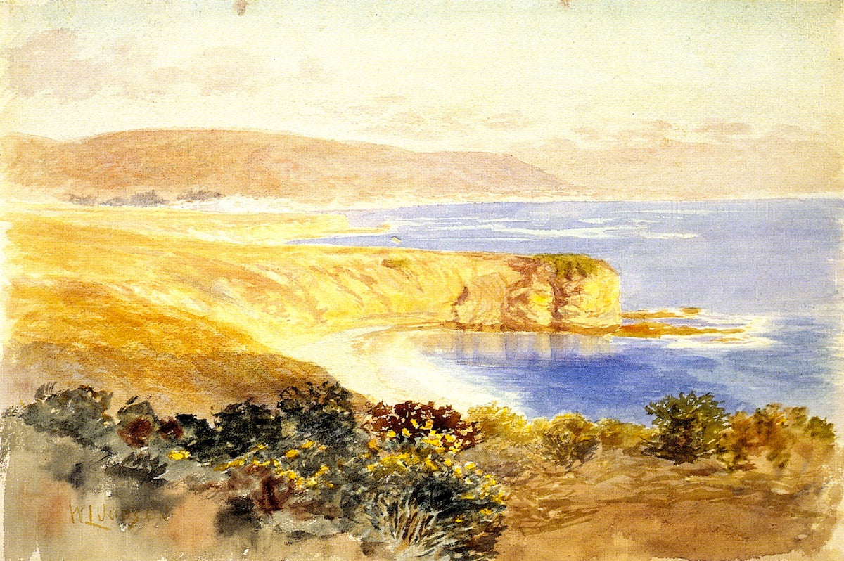 View of Early Laguna, vintage artwork by William Lees Judson, 12x8" (A4) Poster
