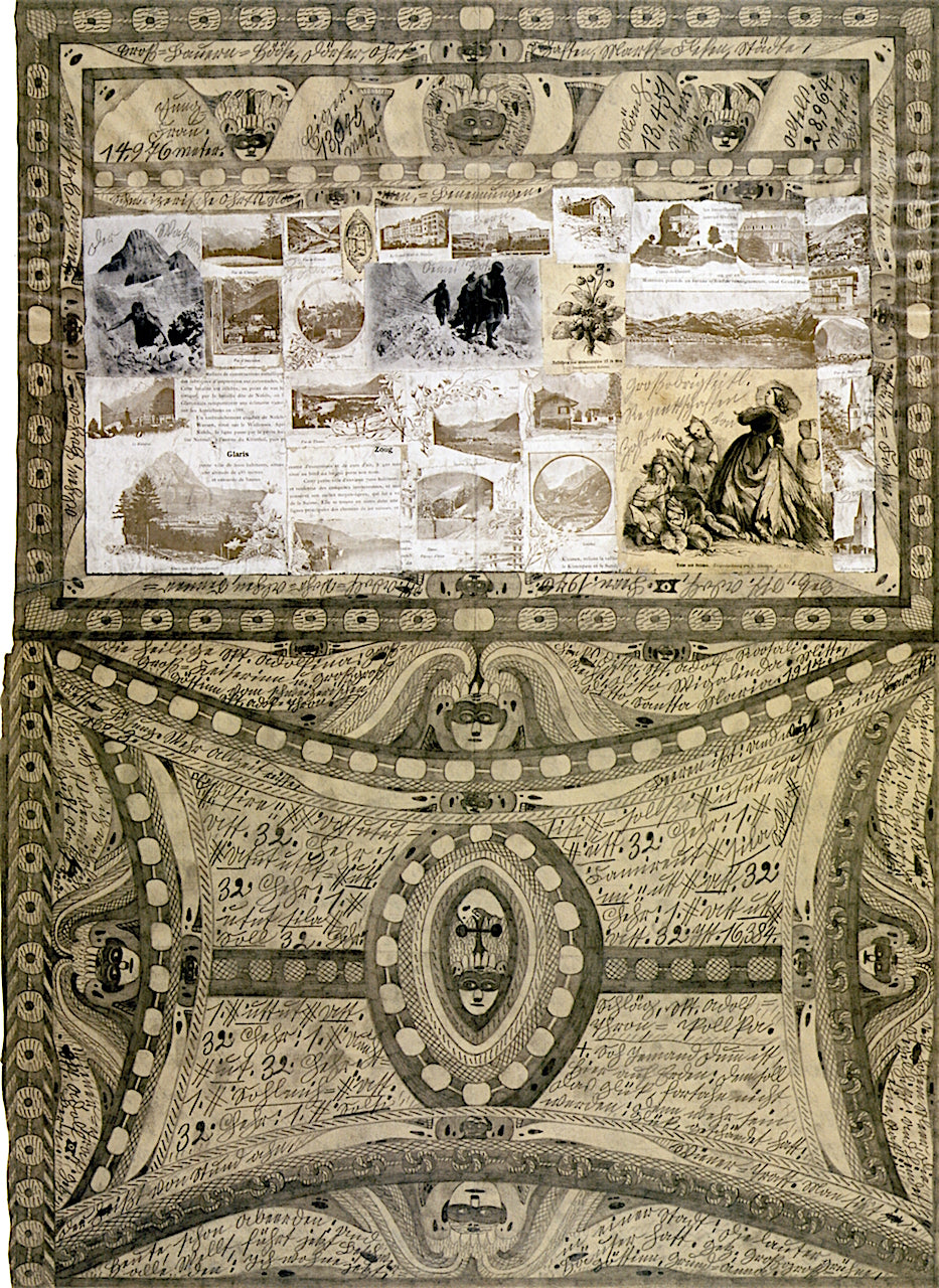 Oemes's Death, an Accident by Adolf Wolfli,A3(16x12")Poster