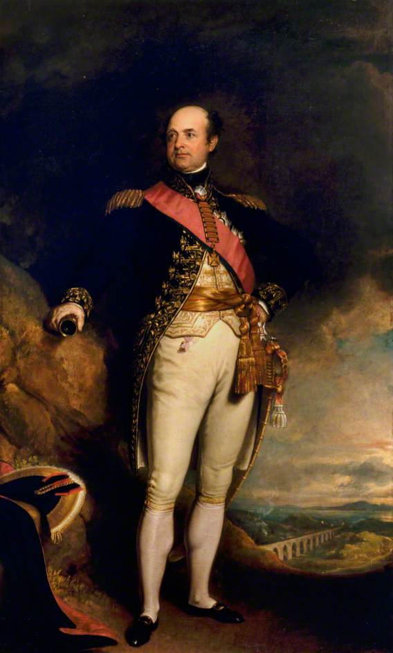 William Carr, Viscount Beresford (1768–1854), General, vintage artwork by Richard Evans, 12x8" (A4) Poster