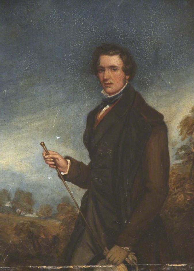 Robert Pulsford (study), vintage artwork by Sir Francis Grant, P.R.A., A3 (16x12") Poster Print