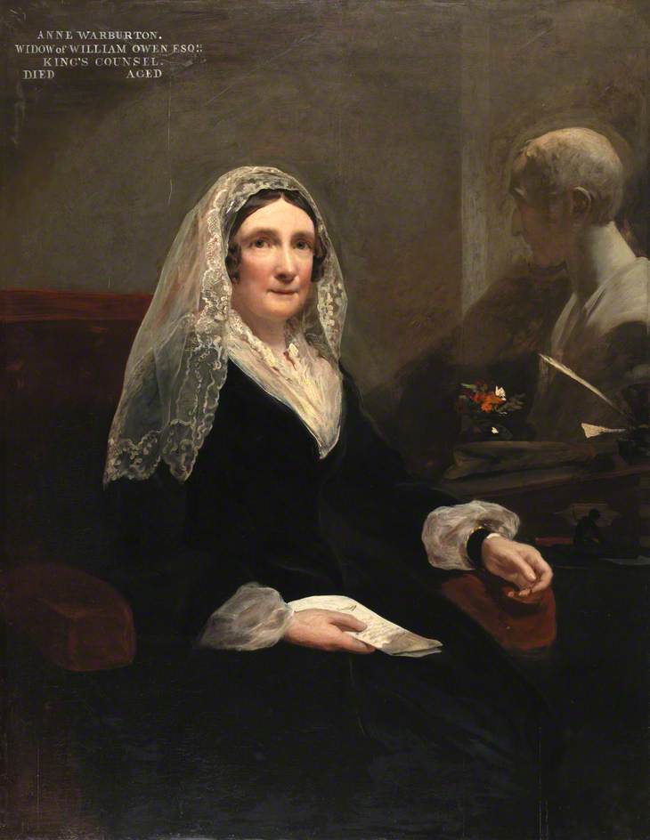 Anne Warburton, vintage artwork by James Sant, R.A., A3 (16x12") Poster Print