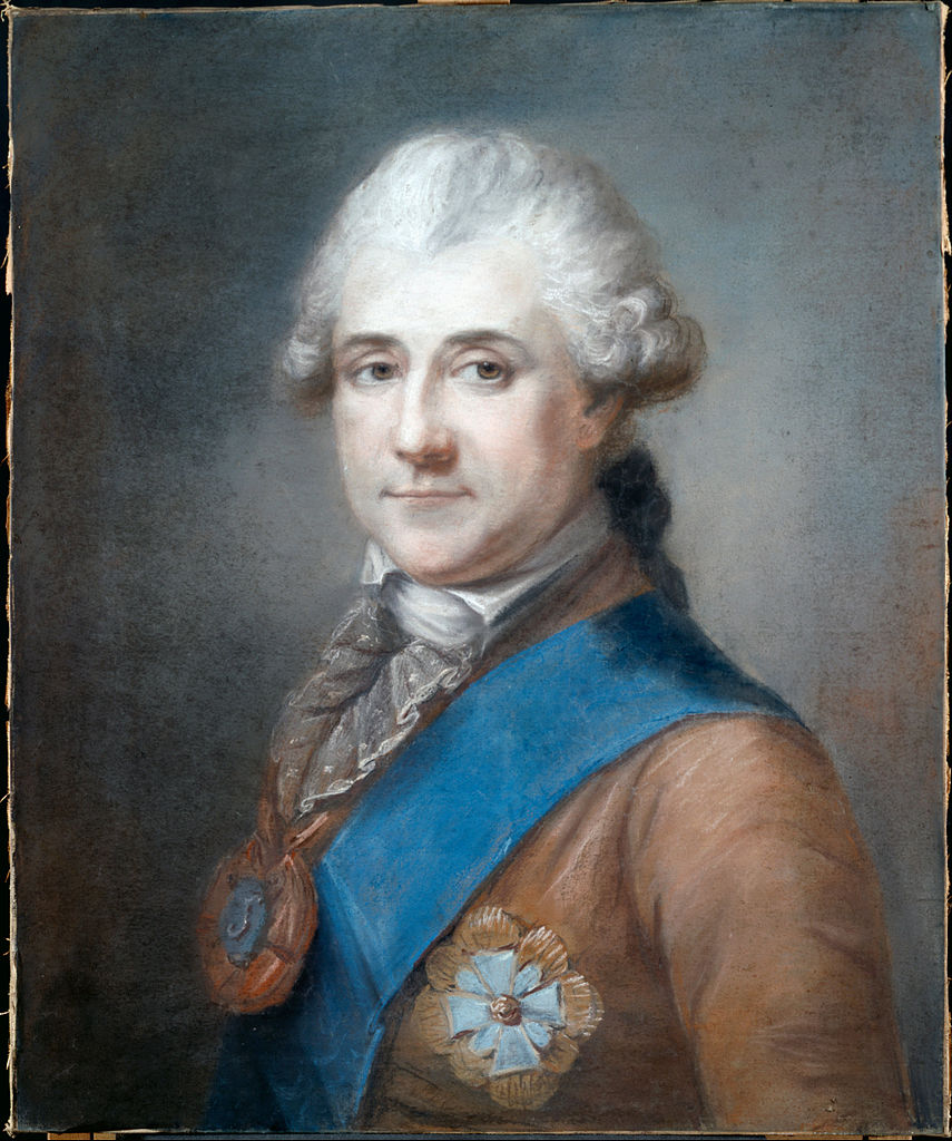 Stanislaus II Augustus, King of Poland, vintage artwork by Marcello Bacciarelli, 12x8" (A4) Poster