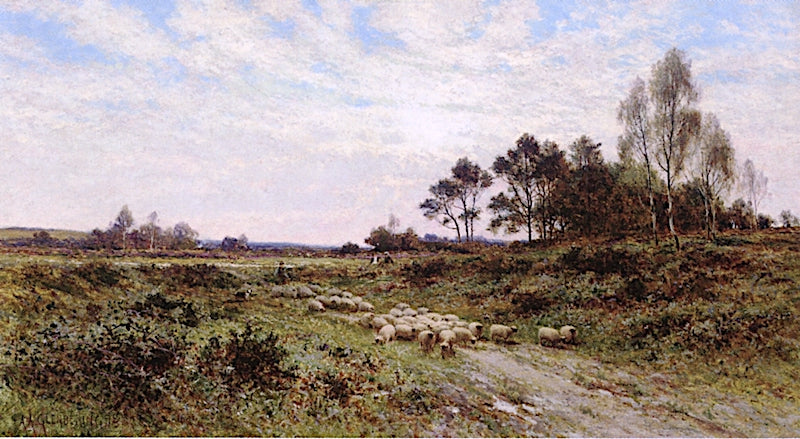 Midhurst Common, Sussex, vintage artwork by Alfred Augustus Glendening Sr., 12x8" (A4) Poster