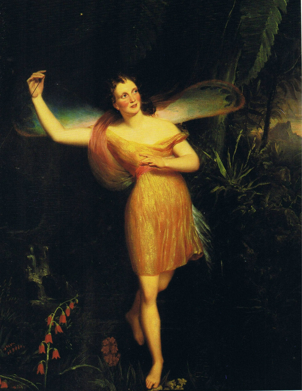 Priscilla Horton as Ariel, vintage artwork by Daniel Maclise, R.A., A3 (16x12") Poster Print