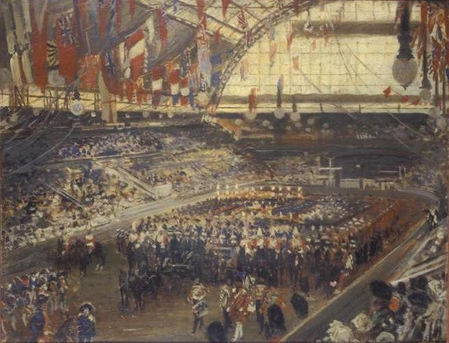 : A Military Tournament at Olympia by Jacques-emile Blanche,A3(16x12")Poster