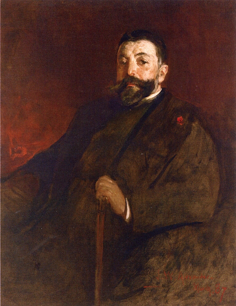 Thomas Nast, vintage artwork by John White Alexander, 12x8" (A4) Poster