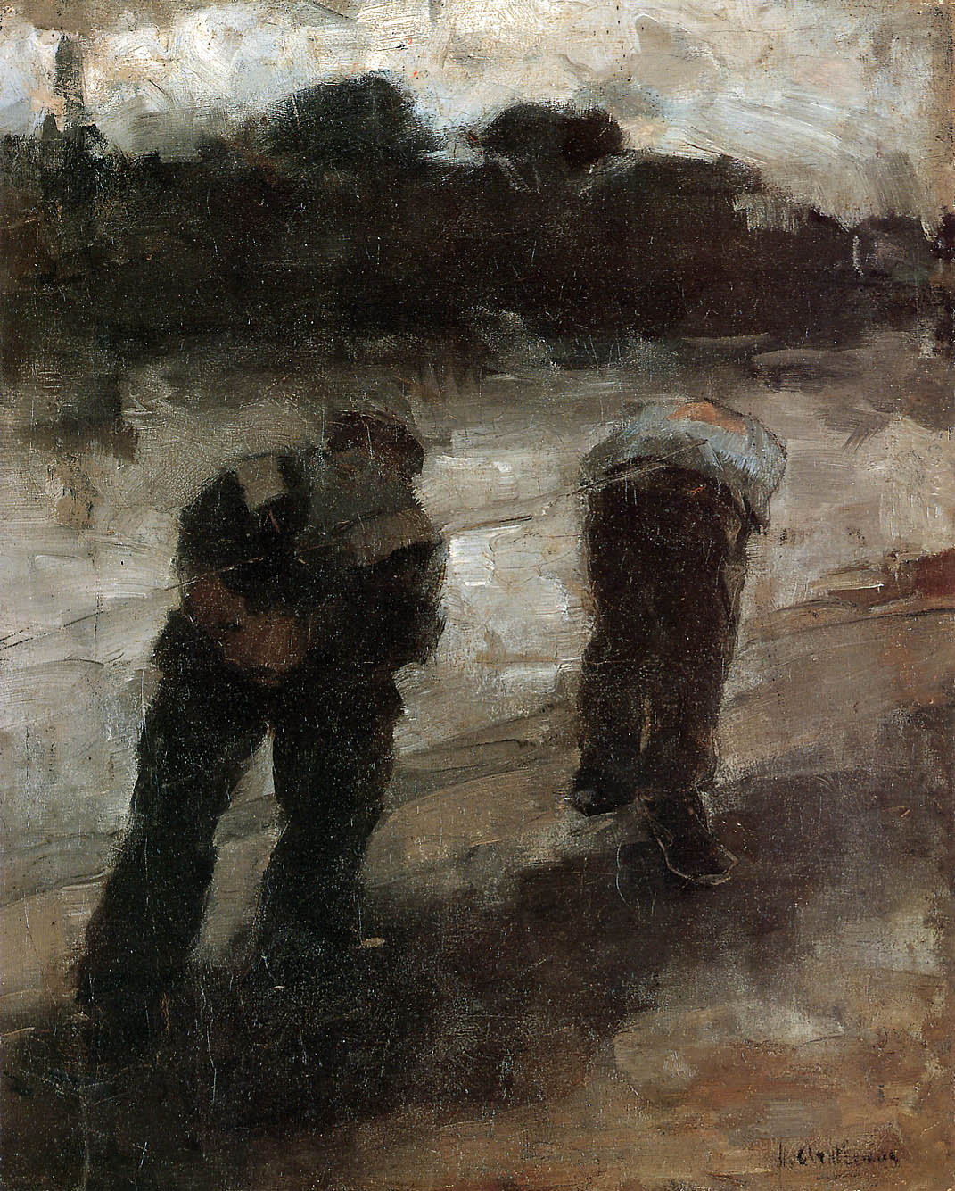 Jaagpad, vintage artwork by Floris Arntzenius, 12x8" (A4) Poster