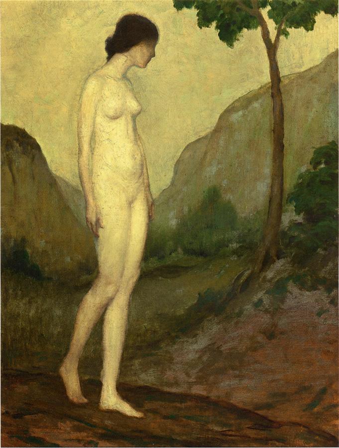 Nude in Landscape by Arthur B. Davies,A3(16x12")Poster
