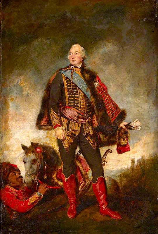 Louis-Philippe-Joseph, Duke of Orleans, 'Philippe Egalite' (after Joshua Reynolds), vintage artwork by Samuel Drummond, 12x8" (A4) Poster
