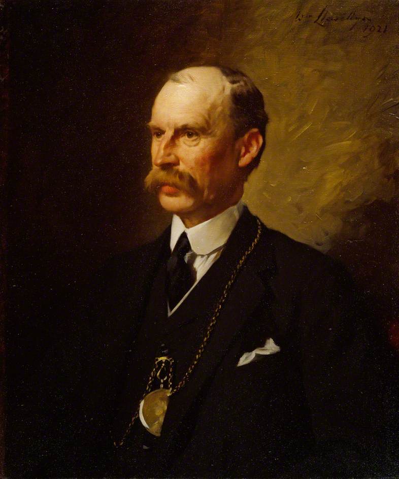 Sir Aston Webb, vintage artwork by Sir William Llewellyn, 12x8" (A4) Poster