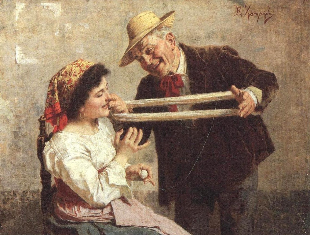 The caress by Eugenio Zampighi,A3(16x12")Poster