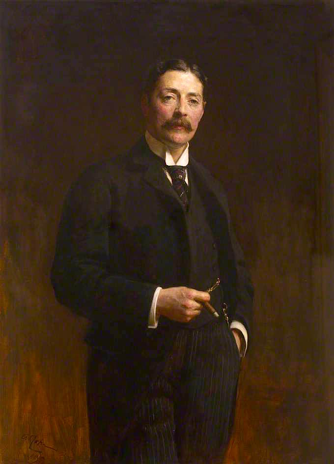 Samuel Ernest Palmer, 1st Lord Palmer, vintage artwork by Arthur Stockdale Cope, 12x8" (A4) Poster